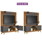Rack Com Painel Para Tv Até 55 Pol. 180cm Cancún L06 Nature/c