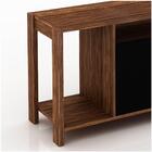 Rack Com Painel Para Tv Até 55 Pol. 2 Portas Az1017 Nogal/pre