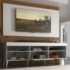 Rack Com Painel Para Tv Até 55 Polegadas 1 Porta 5 Nichos Ret