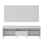 Rack Com Painel Para Tv Até 55 Polegadas 1 Porta 5 Nichos Ret