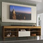 Rack Com Painel Para Tv Até 55 Polegadas 1 Porta 5 Nichos Ret