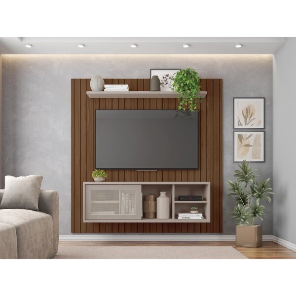 Rack Com Painel Para Tv Até 55 Polegadas 1 Porta Elegance Caemmun ...