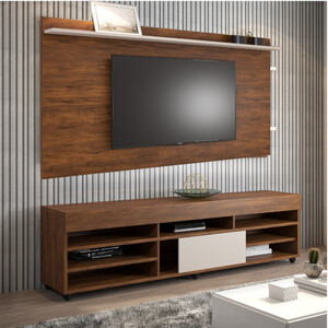 Rack Com Painel Para Tv Até 55 Polegadas 1 Porta Genova Viero | Leroy ...