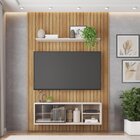 Rack Com Painel Para Tv Até 55 Polegadas 1 Porta Illusion Cae
