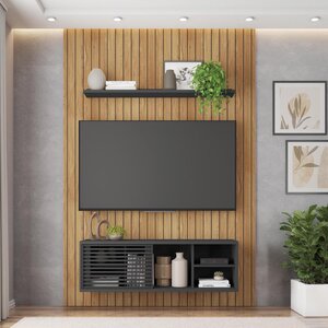 Rack Com Painel Para Tv Até 55 Polegadas 1 Porta Origem Caemmun Buriti ...