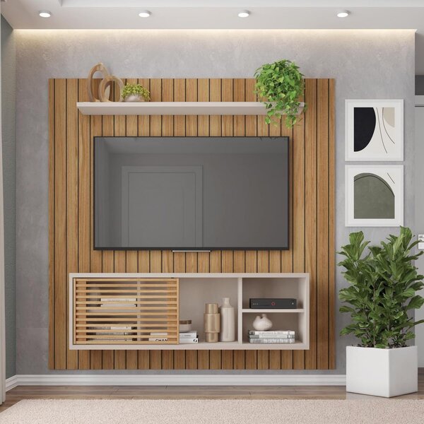 Rack Com Painel Para Tv Até 55 Polegadas 1 Porta Origem Caemmun Buriti ...