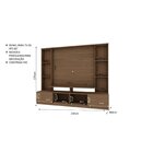 Rack Com Painel Para Tv Até 55 Polegadas 2,1m 2 Portas Delfos