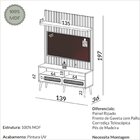 Rack Com Painel Para Tv Até 55 Polegadas 2 Gavetas Tb325 Frei