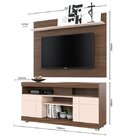 Rack Com Painel Para Tv Até 55 Polegadas 2 Portas Yara Maia N