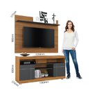 Rack Com Painel Para Tv Até 55 Polegadas 2 Portas Yara Maia N