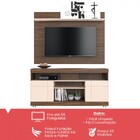 Rack Com Painel Para Tv Até 55 Polegadas Bello 2 Portas Nogue