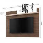 Rack Com Painel Para Tv Até 55 Polegadas Bello 2 Portas Nogue