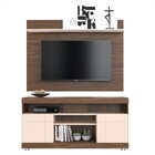 Rack Com Painel Para Tv Até 55 Polegadas Bello 2 Portas Nogue