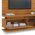 Rack Com Painel Para Tv Até 55 Polegadas Com Espelho E Led Re