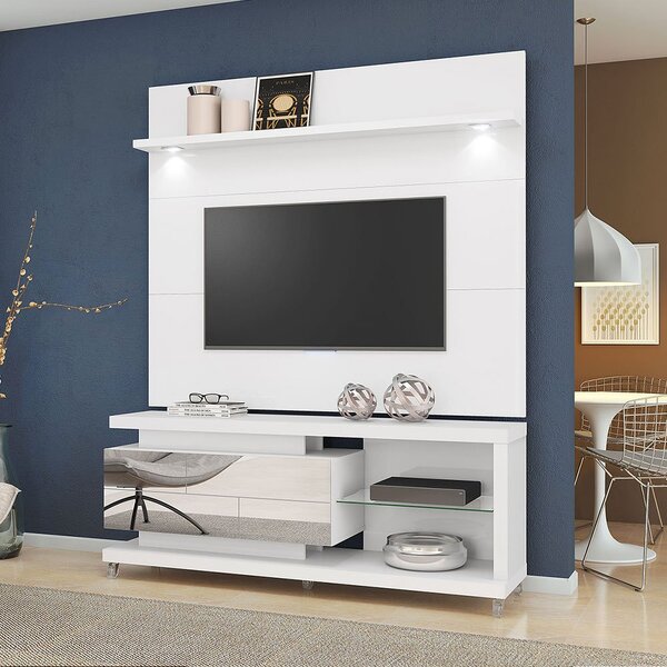 Rack Com Painel Para Tv Até 55 Polegadas Reflecta Dj Móveis