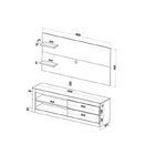 Rack Com Painel Para Tv Até 55 Polegadas Top Espresso Móveis