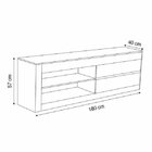 Rack Com Painel Para Tv Até 55 Polegadas Top Espresso Móveis