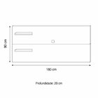 Rack Com Painel Para Tv Até 55 Polegadas Top Espresso Móveis