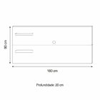 Rack Com Painel Para Tv Até 55 Polegadas Top Espresso Móveis