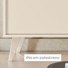 Rack Com Painel Para Tv Até 60 Polegadas 147,5cmx160cm 2 Port