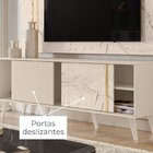 Rack Com Painel Para Tv Até 60 Polegadas 147,5cmx160cm 2 Port