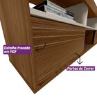 Rack Com Painel Para Tv Até 60 Polegadas 2 Portas De Correr 3