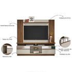 Rack Com Painel Para Tv Até 60 Polegadas Recife E Aurora Líne