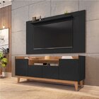 Rack Com Painel Para Tv Até 60 Polegadas Retrô Adria Esmerald