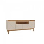 Rack Com Painel Para Tv Até 60 Polegadas Retrô Adria Esmerald