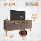 Rack Com Painel Para Tv Até 60 Polegadas Retrô Adria Esmeralda