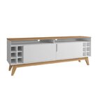 Rack Com Painel Para Tv Até 60 Polegadas Retrô Com Adega Wine