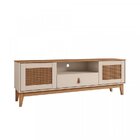 Rack Com Painel Para Tv Até 60 Polegadas Retrô Esmeralda Vers