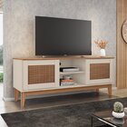 Rack Com Painel Para Tv Até 60 Polegadas Retrô Safira Versáti