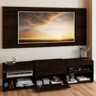 Rack Com Painel Para Tv Até 60 Polegadas Roma 1 Porta 2 Prate