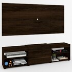 Rack Com Painel Para Tv Até 60 Polegadas Roma 1 Porta 2 Prate