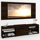 Rack Com Painel Para Tv Até 60 Polegadas Roma 1 Porta 2 Prate