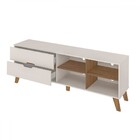 Rack Com Painel Para Tv Até 60 Polegadas Verona 2 Gavetas Off