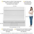 Rack Com Painel Para Tv Até 65" Multimóveis Madri Fg3365 Bran