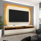 Rack Com Painel Para Tv Até 65 Polegadas 180cm Com Led Sublim