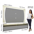 Rack Com Painel Para Tv Até 65 Polegadas 180cm Com Led Sublim