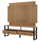 Rack Com Painel Para Tv Até 65 Polegadas 2 Gavetas 2 Pratelei