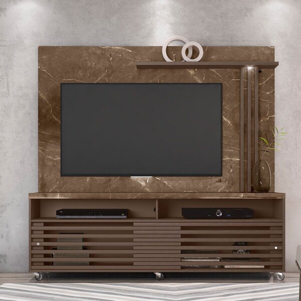 Rack Com Painel Para Tv Até 65 Polegadas 2 Portas 2 Nichos 18