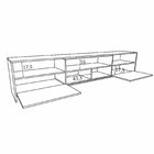 Rack Com Painel Para Tv Até 65 Polegadas 2 Portas 3 Nichos 22