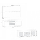 Rack Com Painel Para Tv Até 65 Polegadas 2 Portas Denver Atua