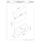 Rack Com Painel Para Tv Até 65 Polegadas 2 Portas Panorama Ca