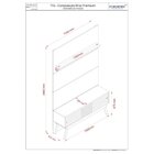 Rack Com Painel Para Tv Até 65 Polegadas 2 Portas Premium Fen