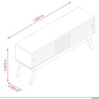 Rack Com Painel Para Tv Até 65 Polegadas 312cmx179cm New Prem