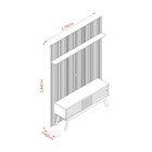 Rack Com Painel Para Tv Até 65 Polegadas 312cmx179cm New Prem