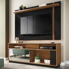 Rack Com Painel Para Tv Até 65 Polegadas Caioba 1 Porta 1 Pra