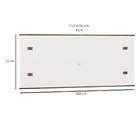 Rack Com Painel Para Tv Até 65 Polegadas Cambridge Branco E M